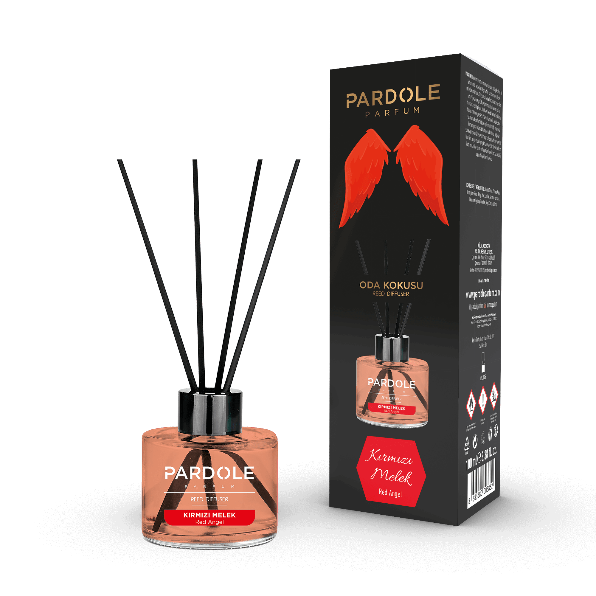 Geurstokjes Red Angel 100ML - Pardole Parfum